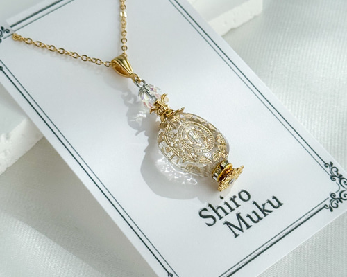 パフュームボトル 香水瓶 ペンダント ゴールド クラシカル