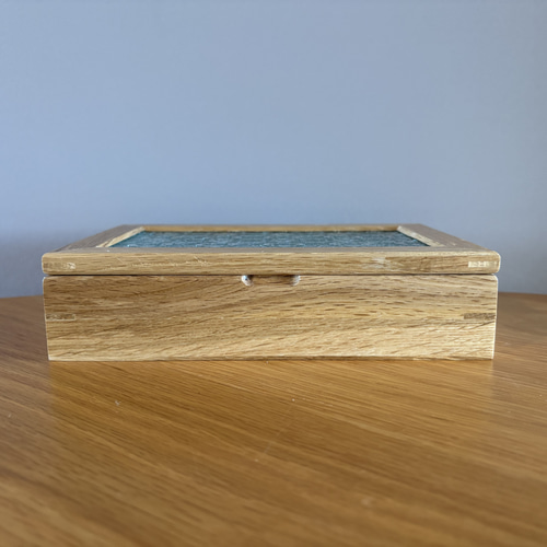 アンティーク調ガラスのアクセサリーケース ヴィンテージ ブロカント