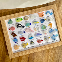 ☆シーグラスアート☆ No.16☆『図鑑シリーズ。おにぎりたち』2 立体