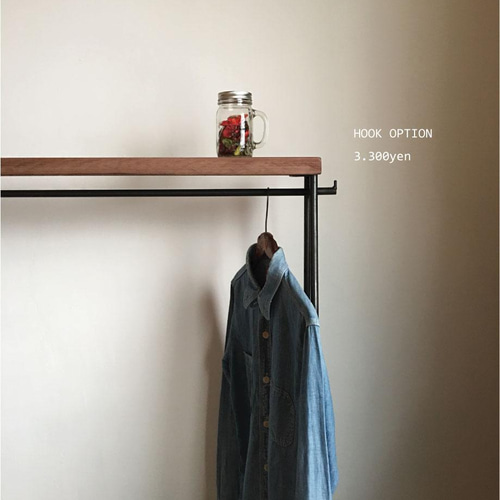 数量限定 MH4 ハンガーラック アイアン 古材 インダストリアル