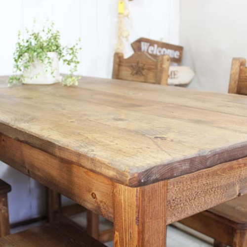 A 新品 アジアン ダイニングテーブル S カフェ カントリー 机