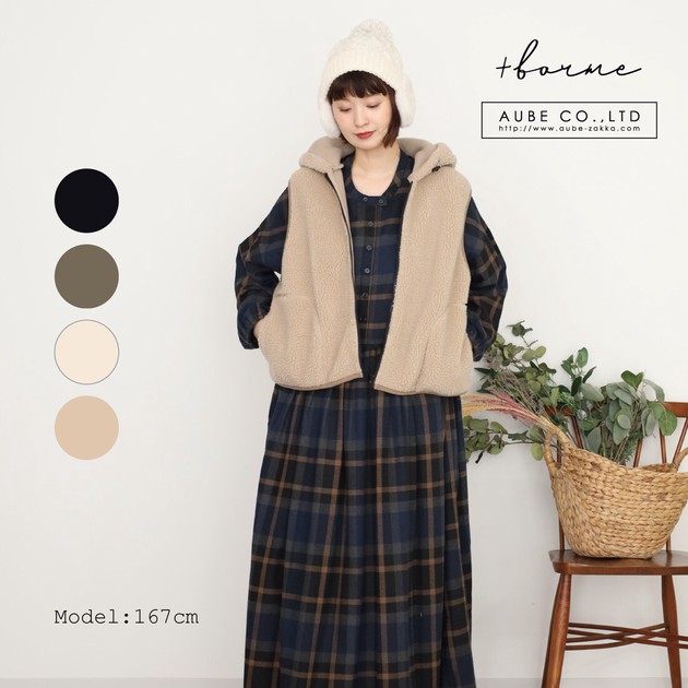 2025秋冬】フード付きボアベストの商品ページ｜卸・仕入れサイト