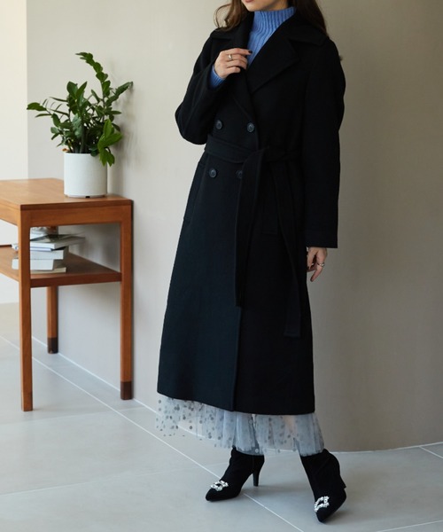 セール】ダブルボタンコート/MO33C03-2（チェスターコート）｜MISCH