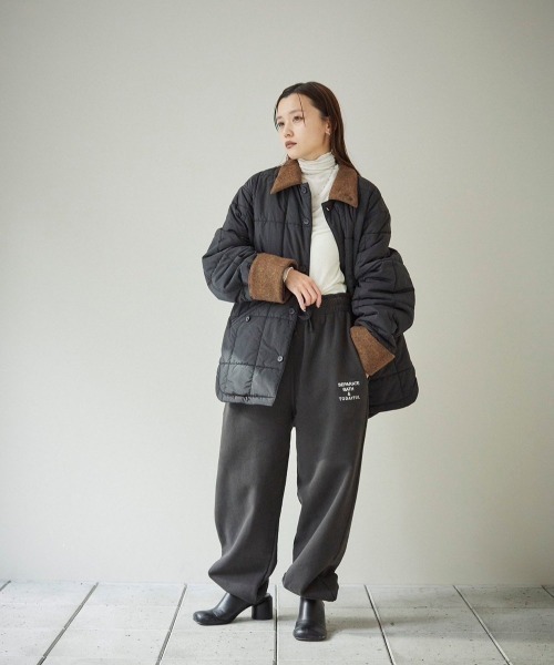 セール】Soutiencollar Quilting Jacket（ライダースジャケット