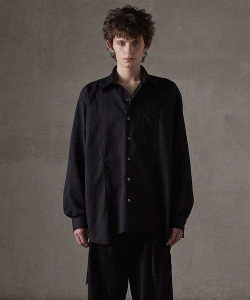 GRANCY】Damage Docking DesignShirt / ダメージ ドッキング デザイン