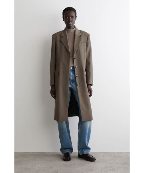 シングルブレストウールコート（チェスターコート）｜COS（コス）の