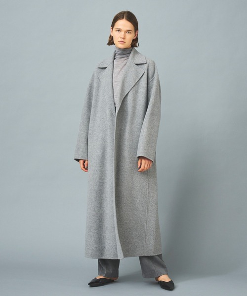 N.O.R.C（ノーク）の「ウールリバービッグカラーコート（ダウン