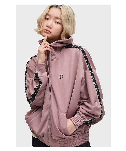 FRED PERRY（フレッドペリー）の「Taped Hooded Track Jacket