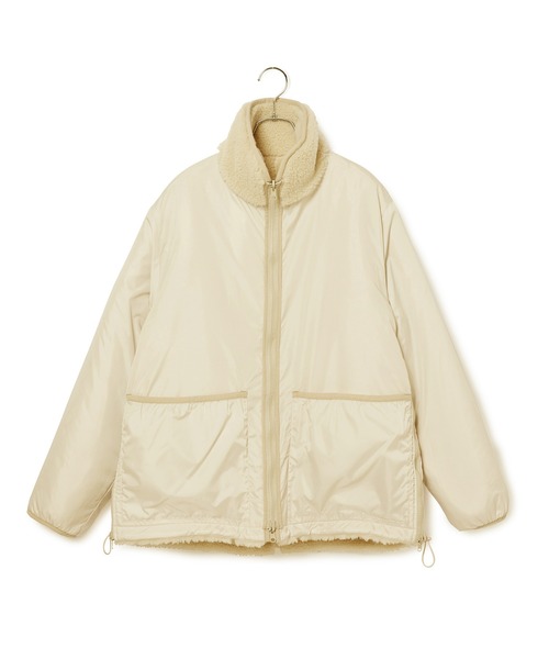 ADAM ET ROPE'（アダムエロペ）の「〈リバーシブル〉ボアZIPブルゾン