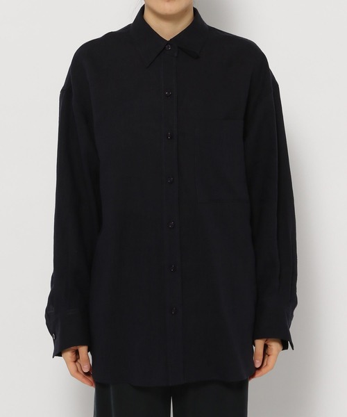 BABYLONE（バビロン）の「リネンオーバーシャツ（シャツ/ブラウス