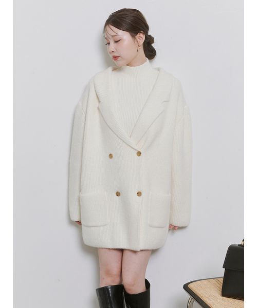 セール】＜Harukiさんコラボ＞ウール混オーバーサイズダブルルーズ