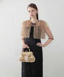 スパンコール」に該当するワンピース/ドレス（フリル）ファッション