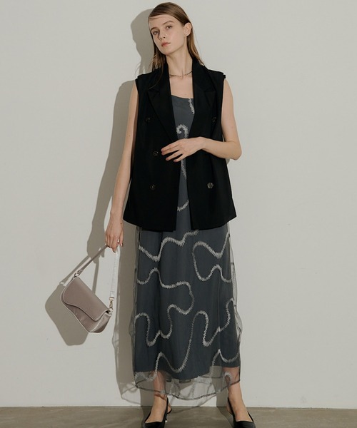 セール】Grafitti back drape cami dress（ドレス）｜LE'RURE