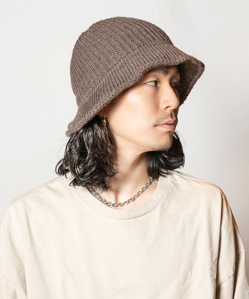 CA4LA（カシラ）の「KNITTED HAT GA 5（ハット）」 - WEAR