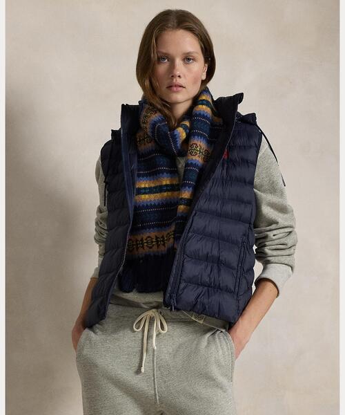 ウォーターリペラント パッカブル ベスト（ダウンベスト）｜POLO RALPH