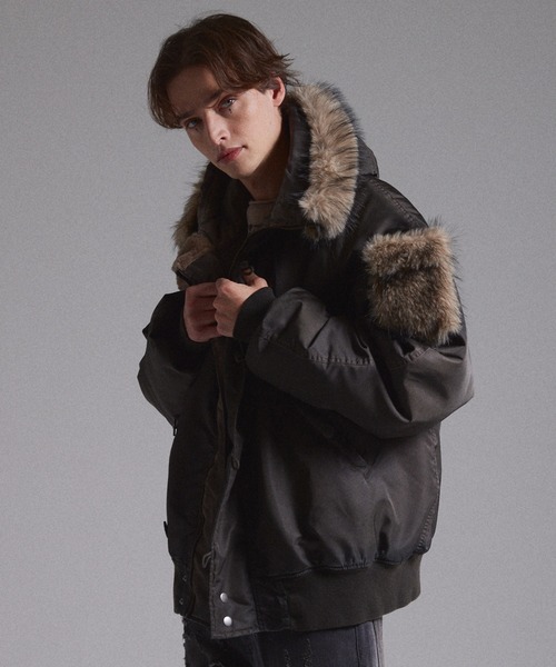 GRANCY（グランシー）の「【GRANCY】ファーポケットデザインフェード