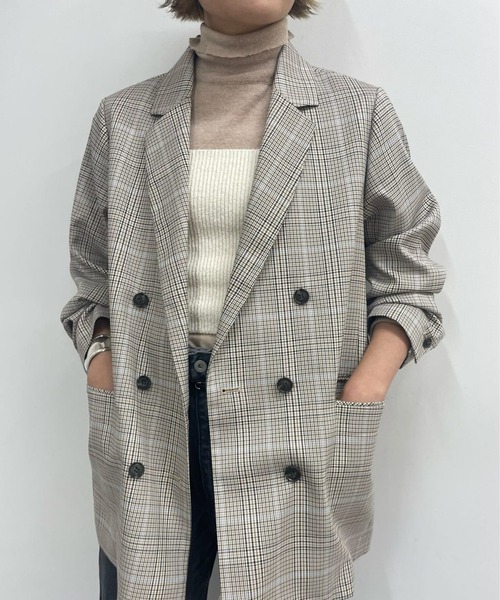 SHENERY（シーナリー）の「チェックダブルジャケット（テーラード