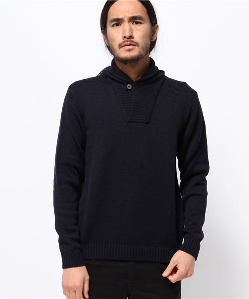 ZANONE（ザノーネ）の「ZANONE: ショールカラー プルオーバーニット