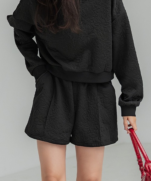 花柄キルティングショートパンツ（その他パンツ）｜coca（coca）（コカ