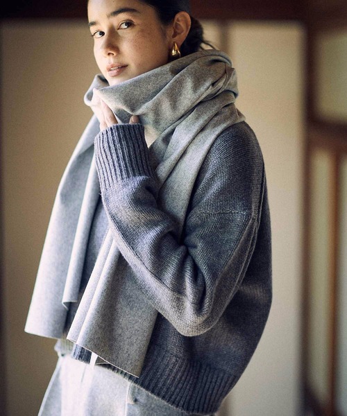 SEA（シー）の「カシミヤライク ウール 大判ストール（ストール