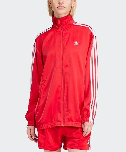 adidas（アディダス）の「ルーズ サテン トラックトップ / アディダス