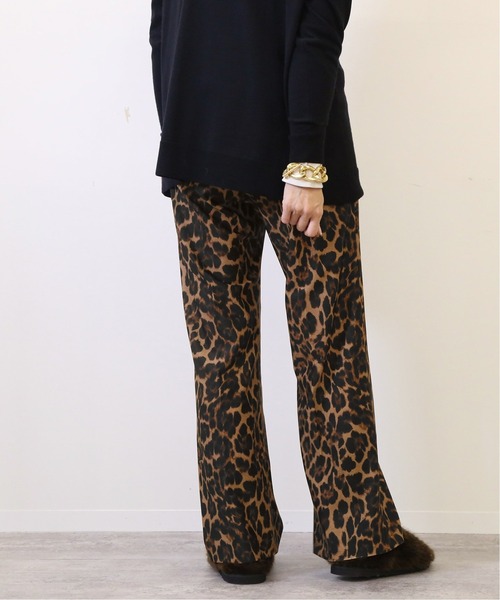 Deuxieme Classe（ドゥーズィエムクラス）の「leopard easy パンツ