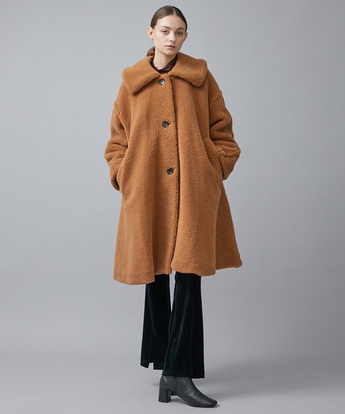 CLANE（クラネ）の「【CLANE/クラネ】VOLUME FLARE BOA COAT