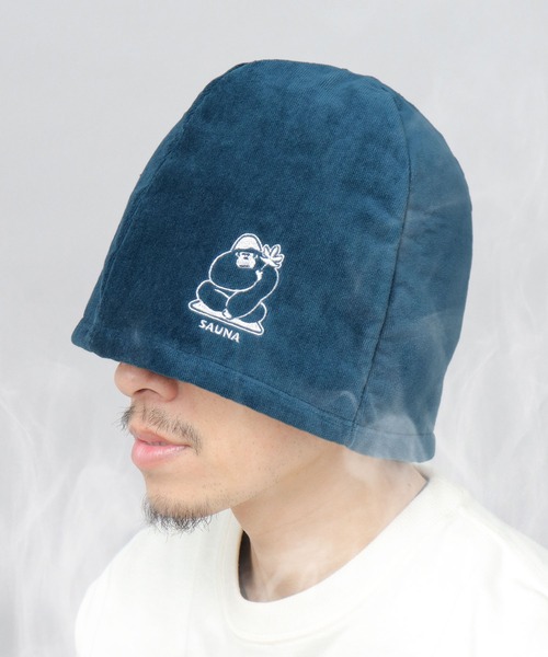 日本製 GORELAX 今治タオル パイル サウナハット A.M.S.別注モデル