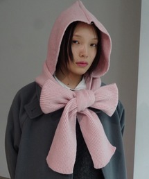 FEKETE（フェケテ）の「HOODED GLITTER MUFFLER / ラメフーディー