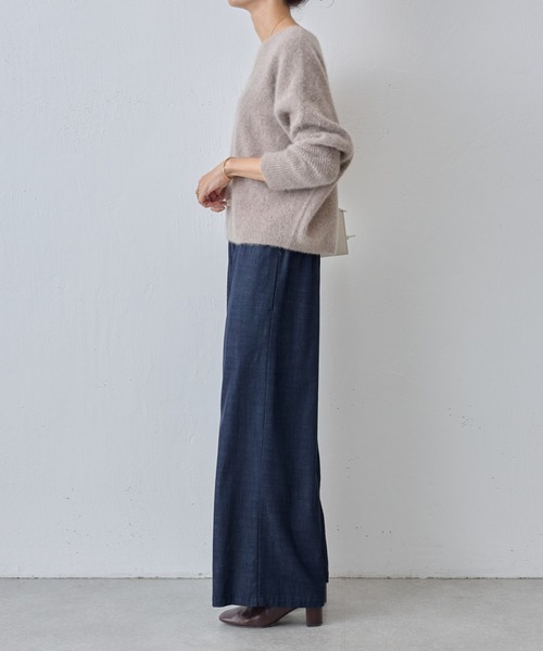 BEARDSLEY（ビアズリー）の「ウエストリブテンセルデニムパンツ