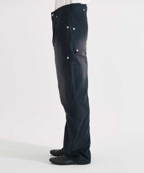 くじら雲様 コージーパンツL ポケット2 リンレイヌ ネイビー｜くじら雲