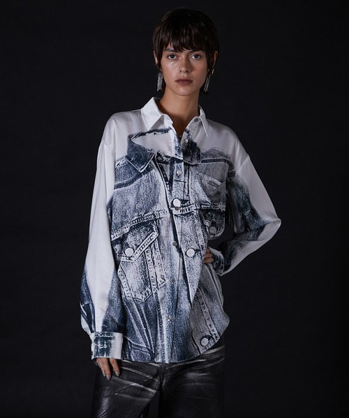 PRANK PROJECT（プランクプロジェクト）の「デニムプリントシャツ