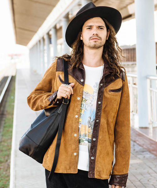 glamb（グラム）の「【glamb】ウエスタンレザージャケット/Western