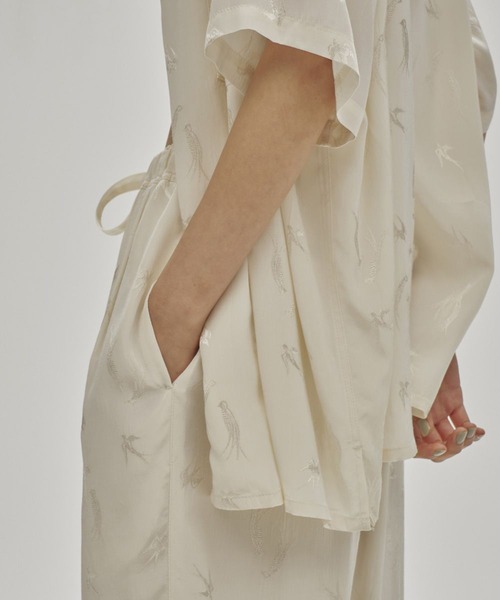 TODAYFUL/トゥデイフル】Swallow Satin Shirts/スワローサテンシャツ