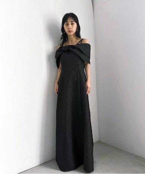Ameri（アメリ）の「2WAY RIBBON BOLERO DRESS（ドレス）」 - WEAR