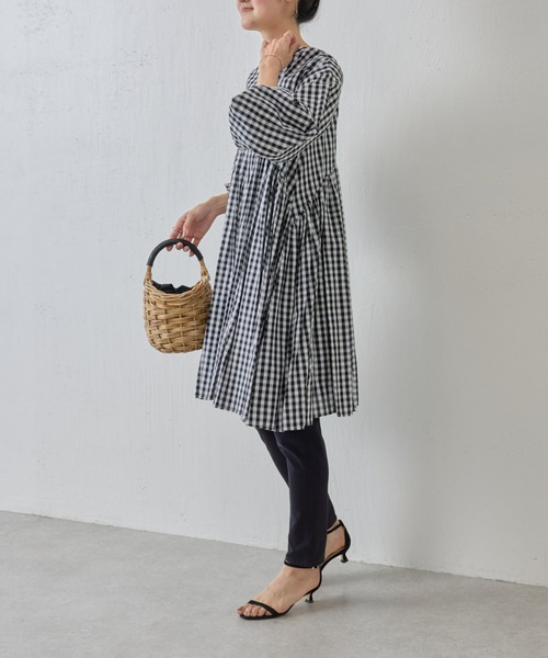 BEARDSLEY（ビアズリー）の「《ビアズリー》先染めギャザーチュニック