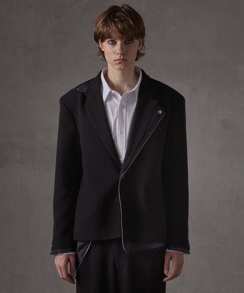 GRANCY】Reverse LayeredDesign TailoredJacket / リバース レイヤード