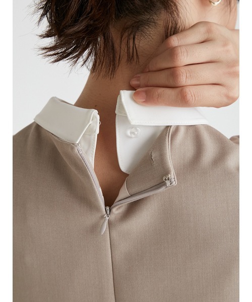 CELFORD（セルフォード）の「◇裾ファー切替Aラインワンピース