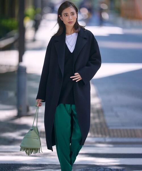 otonaMUSE掲載】MANTECOリバー ロング コート（チェスターコート）｜23