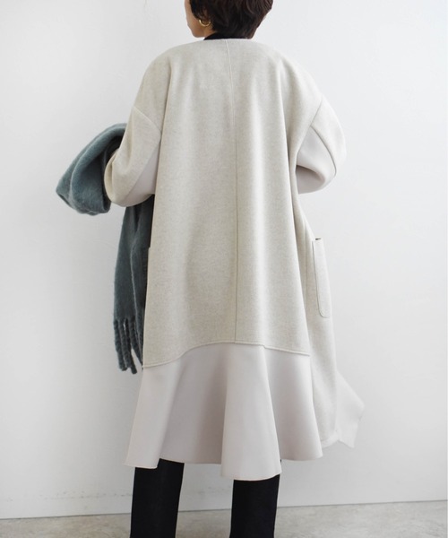 Eimee Law（エイミーロウ）の「ボンディングフリル ビーバーコート