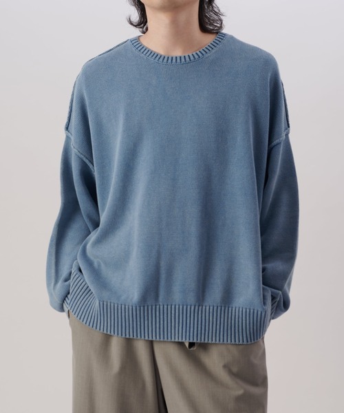 Lui's（ルイス）の「ストーンウォッシュニット（ニット/セーター