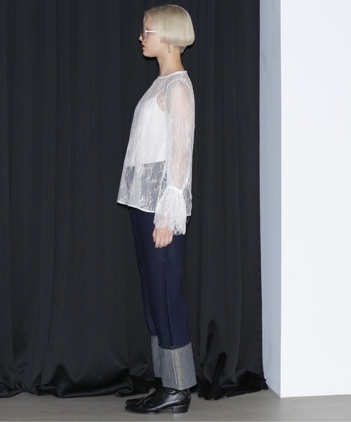 mici（ミチ）の「(mici)上級のカジュアルアップに。アップラメデニム