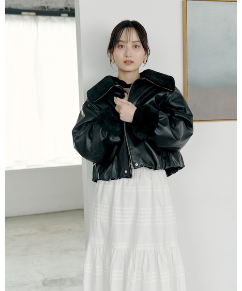 SNIDEL（スナイデル）の「バリエボンバージャケット（その他アウター