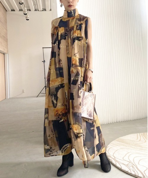 Ameri（アメリ）の「EMILIE GATHER DRESS（ワンピース）」 - WEAR