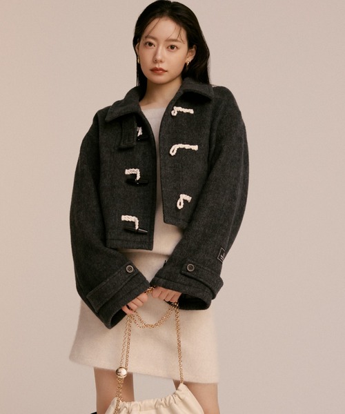 SNIDEL（スナイデル）の「ウールシャギーショートダッフル（ダッフル