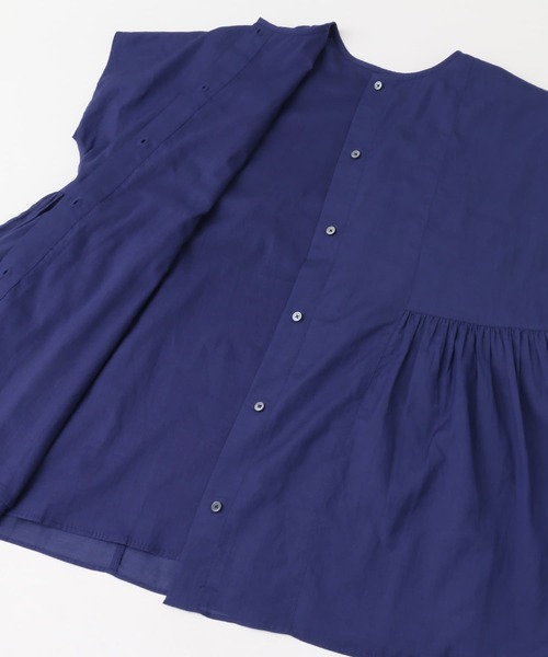 かぐれ（カグレ）の「レーヨンコットン2WAYブラウス（シャツ/ブラウス