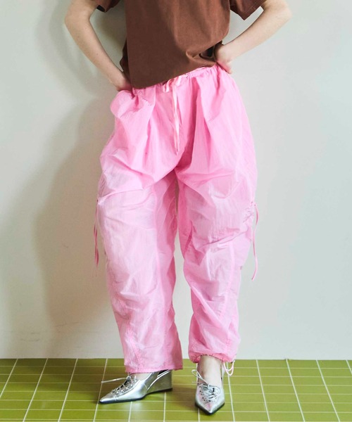 Side Zipper Parachute Pants/サイドファスナーパラシュートパンツ
