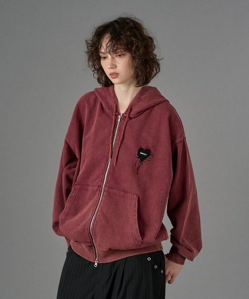26SS HEART LOGO FULL-ZIP HOODIE / ハートロゴフルジップフーディ