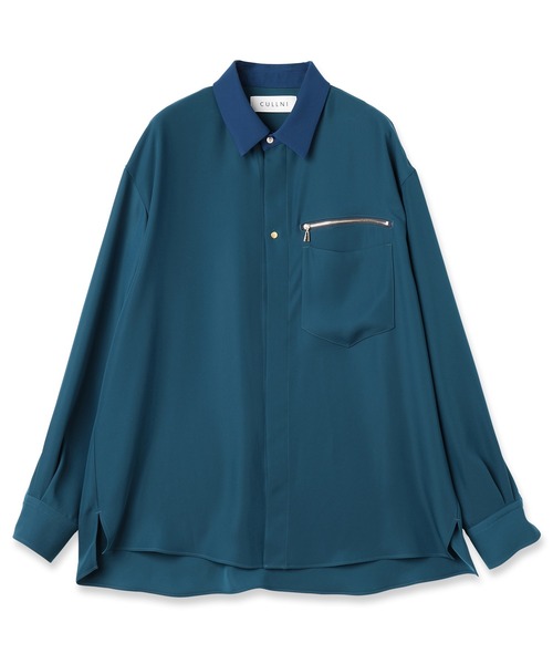 CULLNI（クルニ）の「23-AW-007 Bi Color Doule Pocket Shirt（シャツ