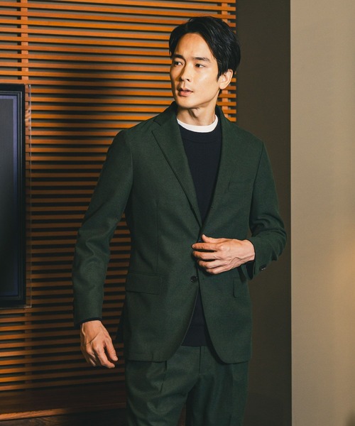 セール】ストレッチ起毛TRジャケット/Salon de GW/581172（テーラード